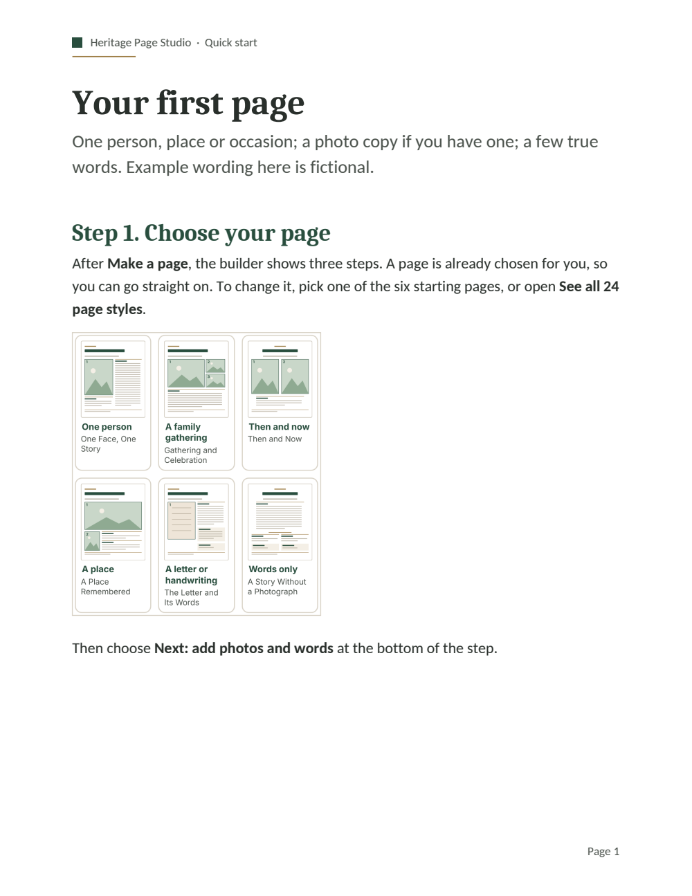 Guides & practice files preview from the actual toolkit